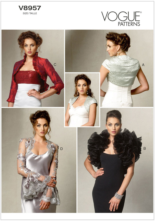 extravagant Vogue V1423 Patron de couture à coudre élégant moderne 