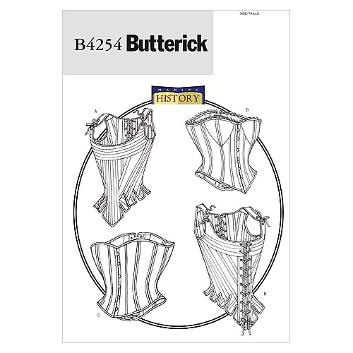 Patron Butterick, corsets,