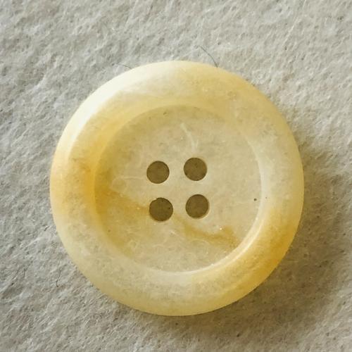 Bonton plastique marbré jaune/beige