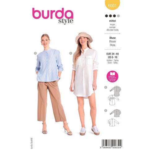 Patron Burda, blouse