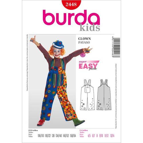 Patron Burda, déguisement clown,