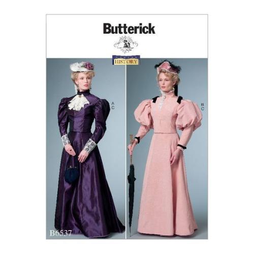 Patron Butterick, robe des années 1890,