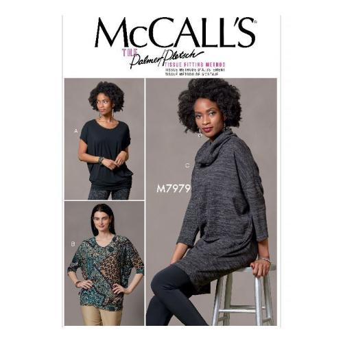 Patron Mccall's, chemises pour femme et homme,
