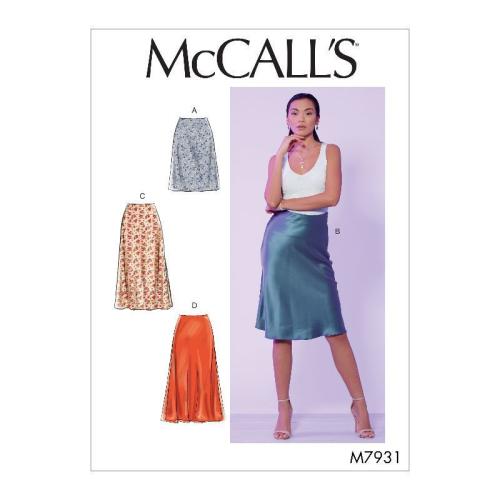 Patron Mccall's, jupes,