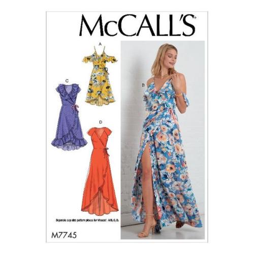 Patron Mccall's, robe longue,