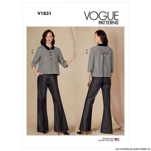 Patron Vogue, ensemble pantalon et veste