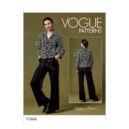 Patron Vogue, veste et pantalon pour femme,