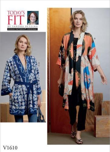 Patron today's fit kimono Vogue -