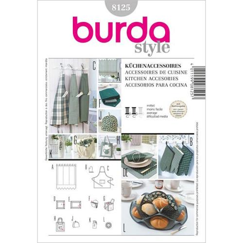 Patron accessoires de cuisine -Burda- 8125