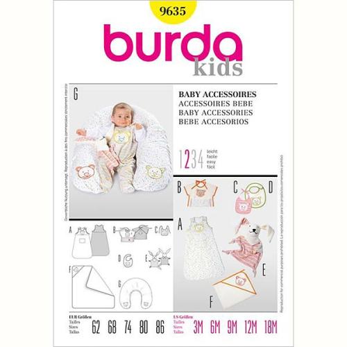 Patron accessoires bébés -Burda- 9635