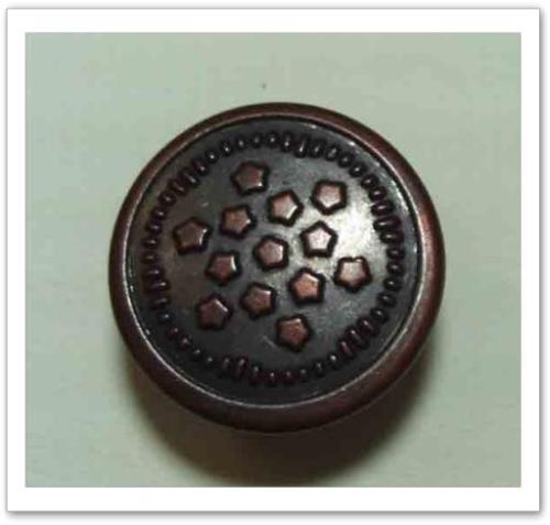 boutons pression métallique ref 7850 cuivre