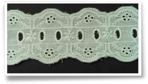 broderie  anglaise 3913 ref blanc