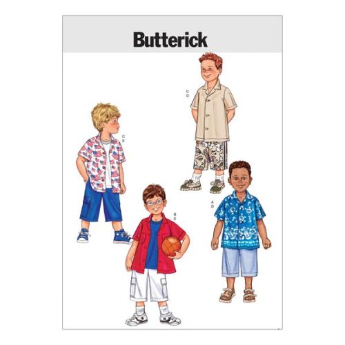 Patron Butterick, chemise et short garçon,