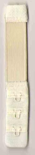 Rallonge de soutien gorge 2 cm/3 portes/1 crochet col: ivoire